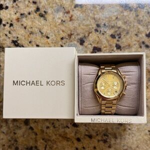 Michael Kors Gold Chronograph Watch